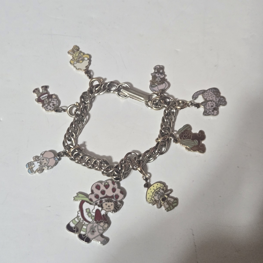 Vintage 1980 Strawberry Shortcake Bracelet charms